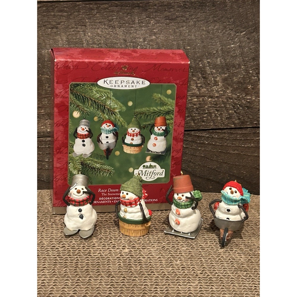 2000 Hallmark Keepsake Ornament Race Down Main Street Never Used